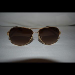 Tory Burch Aztec print aviators with case